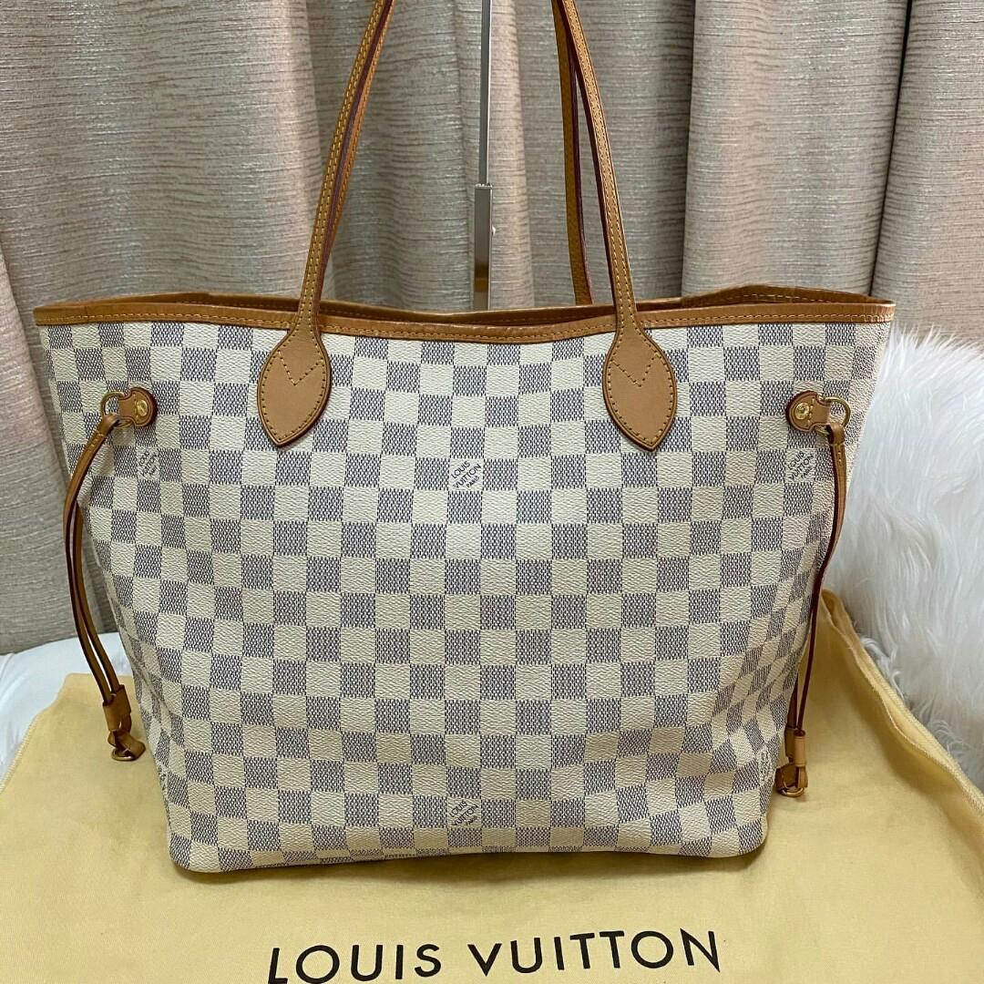 Authentic Louis Vuitton Neverfull Damier, Luxury, Bags & Wallets on  Carousell