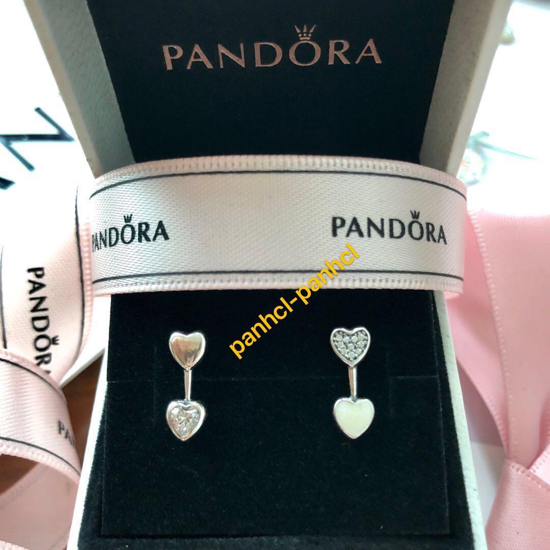Pandora Love of Hearts Earrings Luxury Accessories on Carousell