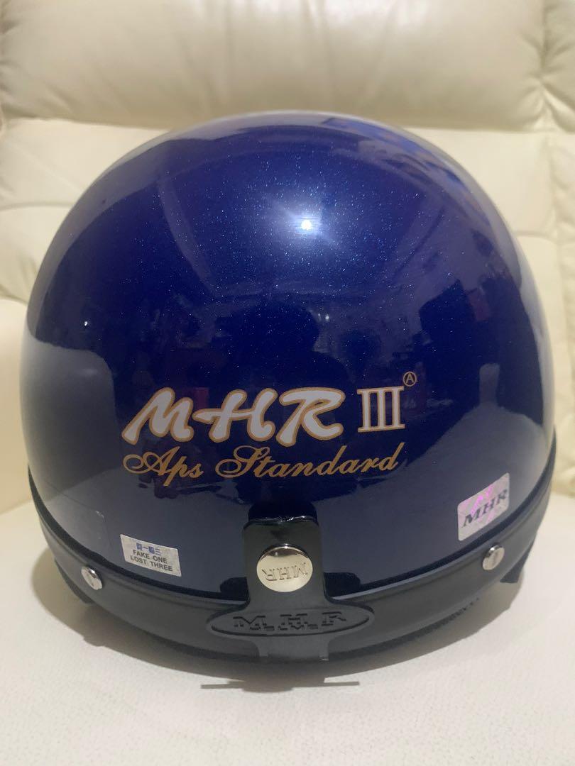 MHR Half Cut Helmet, Motorcycles, Motorcycle Accessories on Carousell