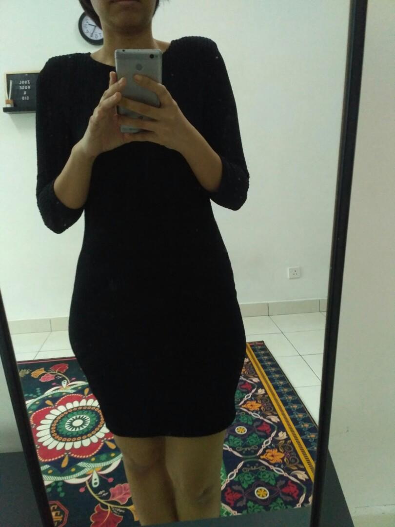Monki glitter online dress