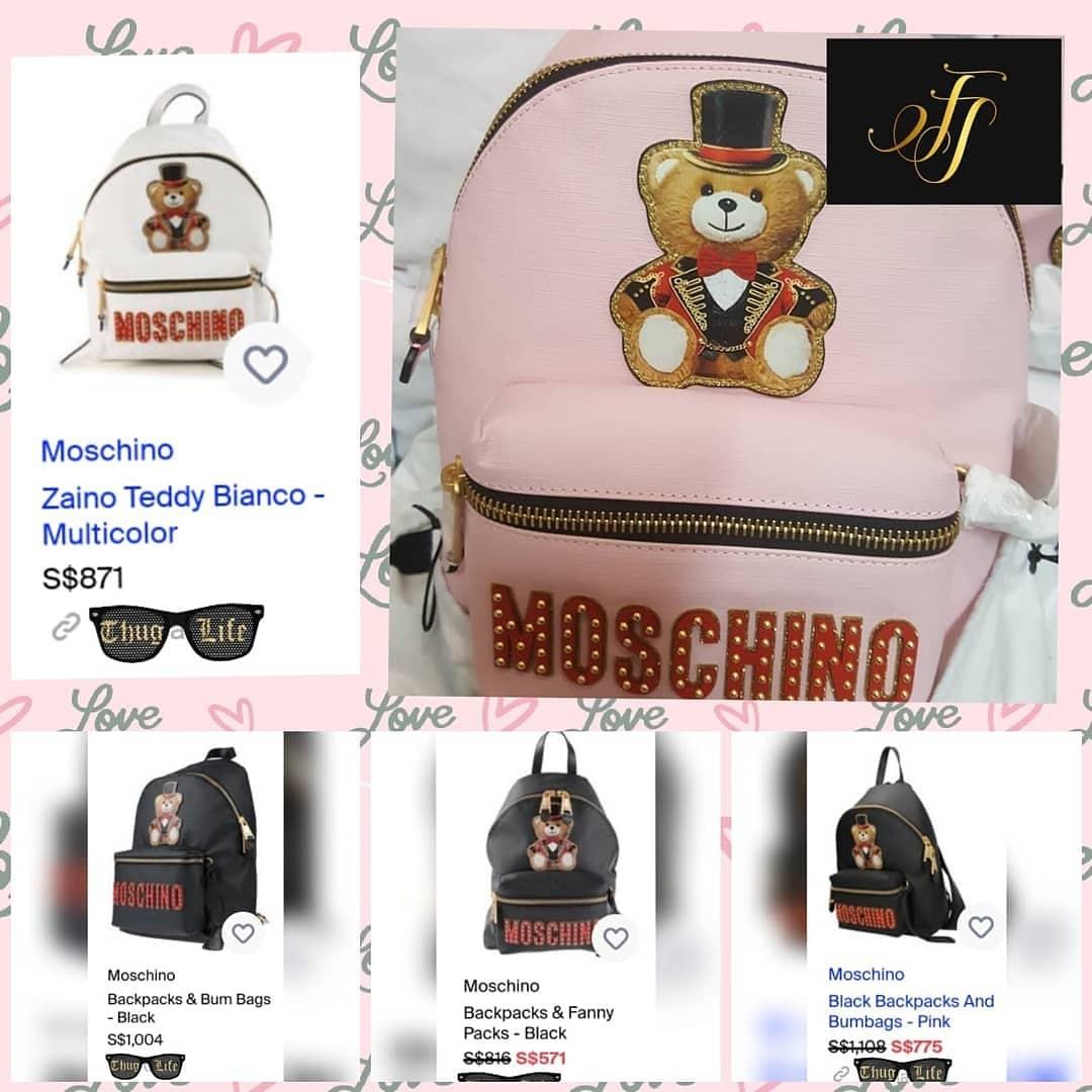 Moschino Teddy Bear Backpack Luxury Bags Wallets on Carousell