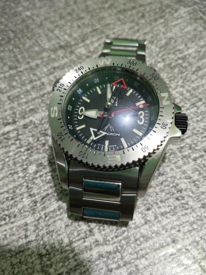 Esq squadron sales compass watch