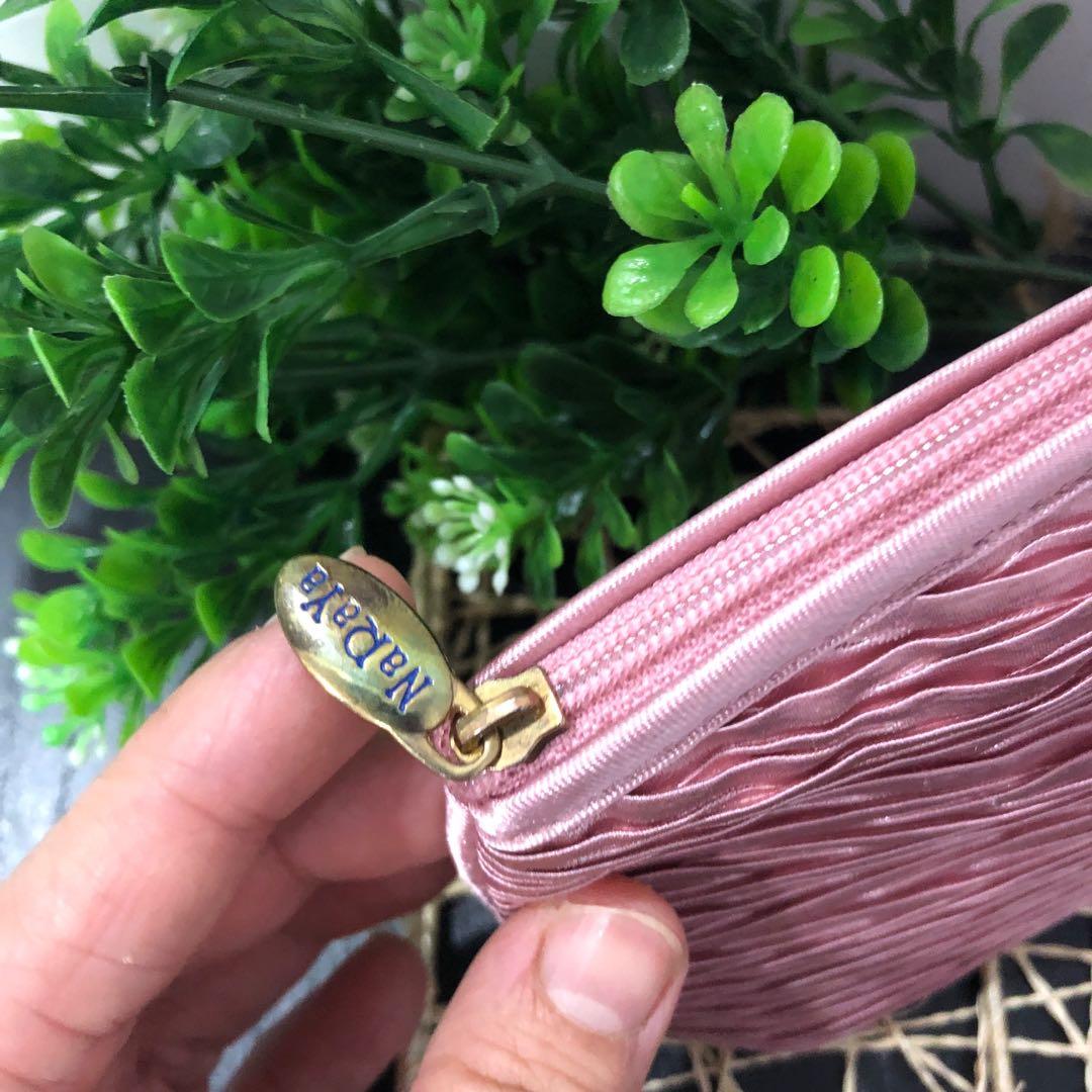 Naraya Pink Satin Coin bag Cosmetics bag Women s Fashion Bags