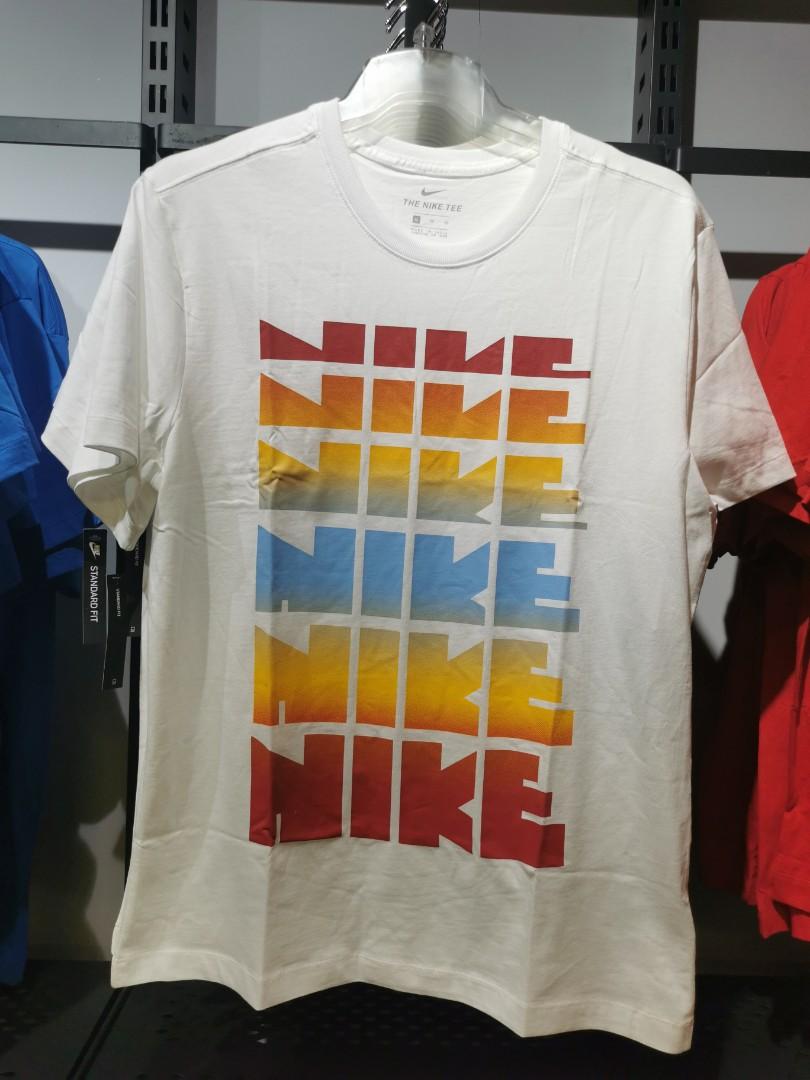 Nike block clearance logo shirt