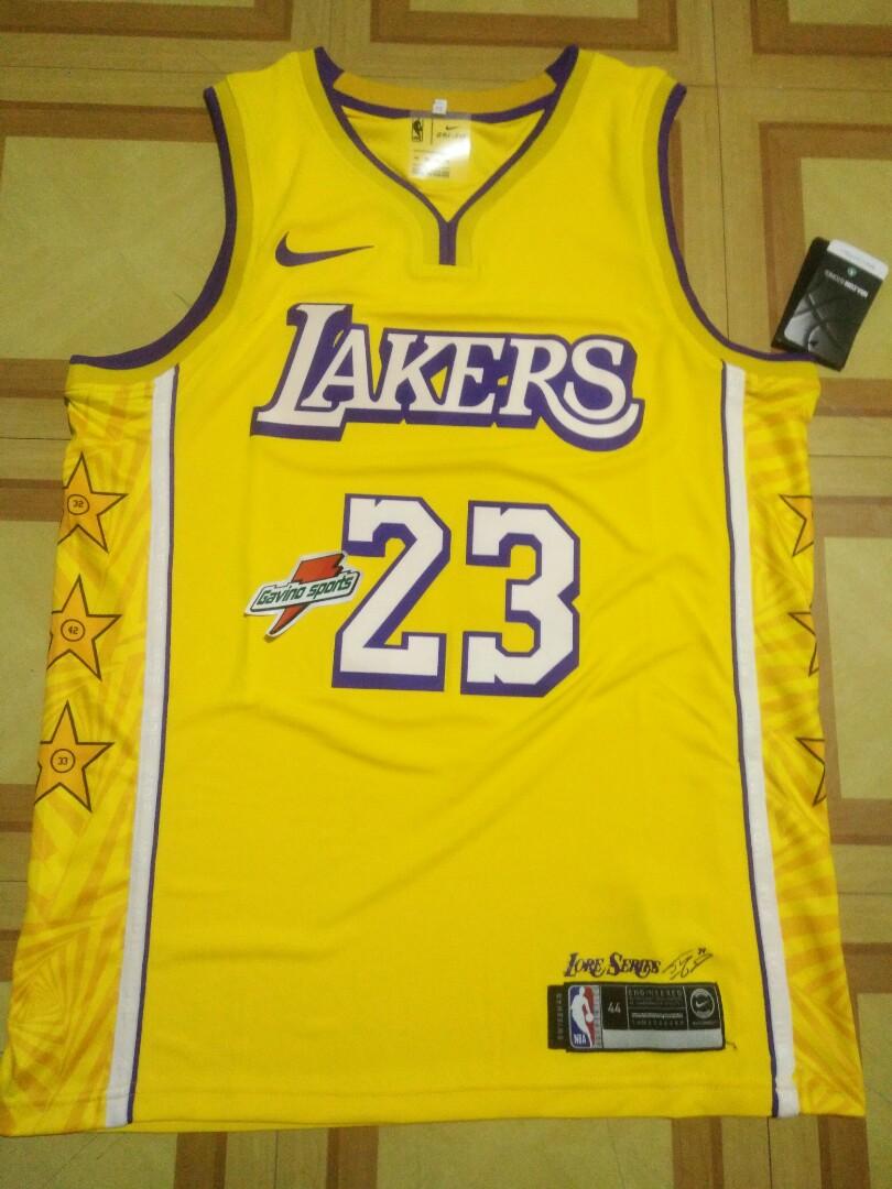 Nike Lebron Kobe Davis Kuzma Lakers Swingman NBA jersey Men s