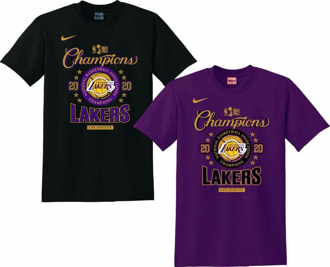 Nike NBA Lakers 2020 Championship Shirt(custom), Men's Fashion