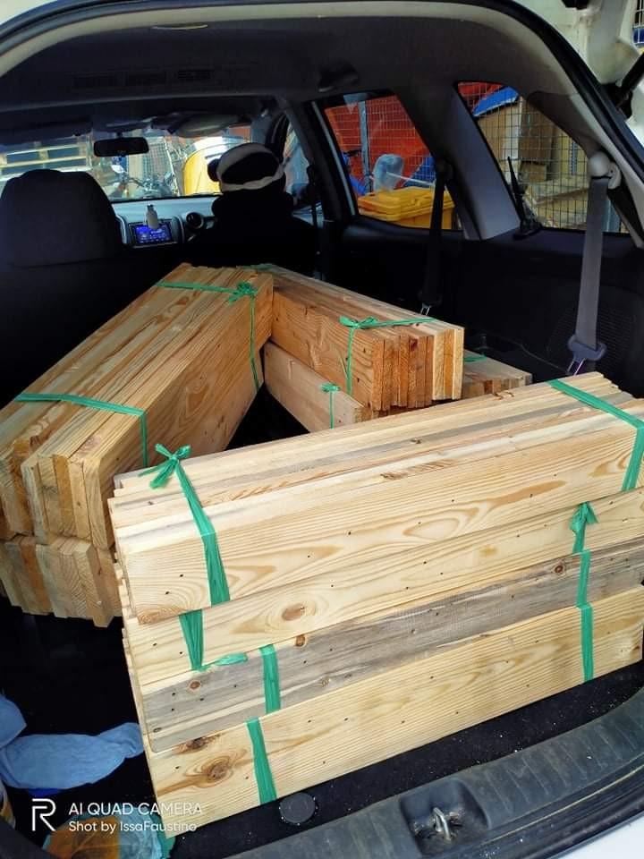 Palochina wood planks for sale 🥰, Furniture & Home Living, Gardening