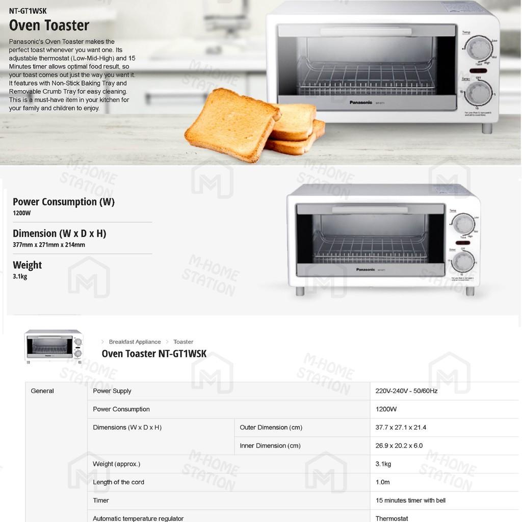 Original Panasonic Toaster Oven NTGT1, TV & Home Appliances, Kitchen