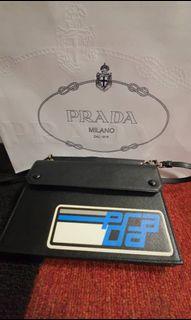 Prada mini bag with maxi graphic logo