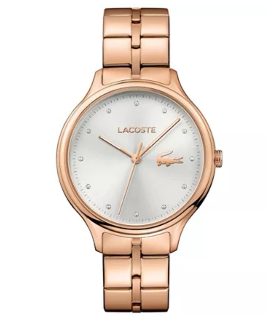 lacoste watch rose gold