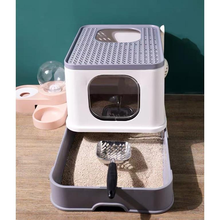 pull out tray litter box cat kitten not cage carrier condo tree scratch pole sand