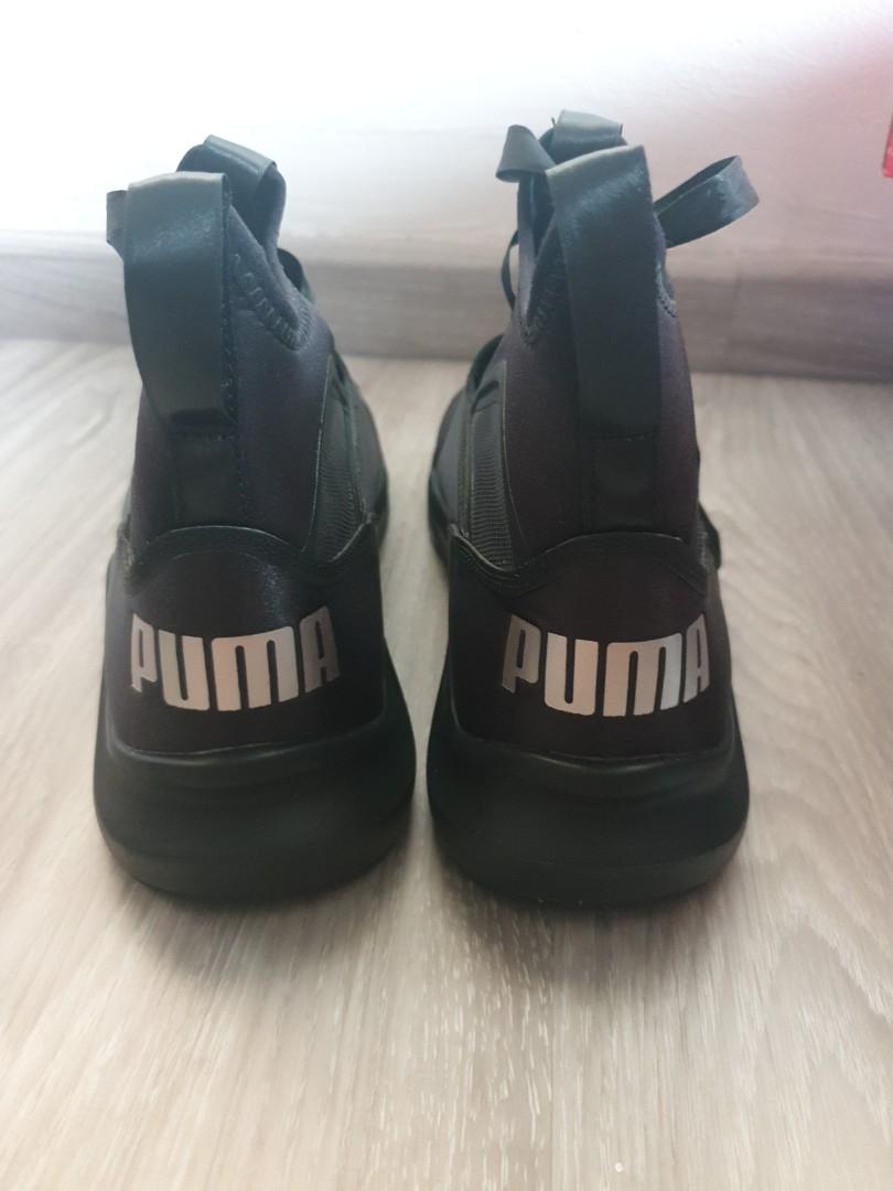 Puma fierce satin black top