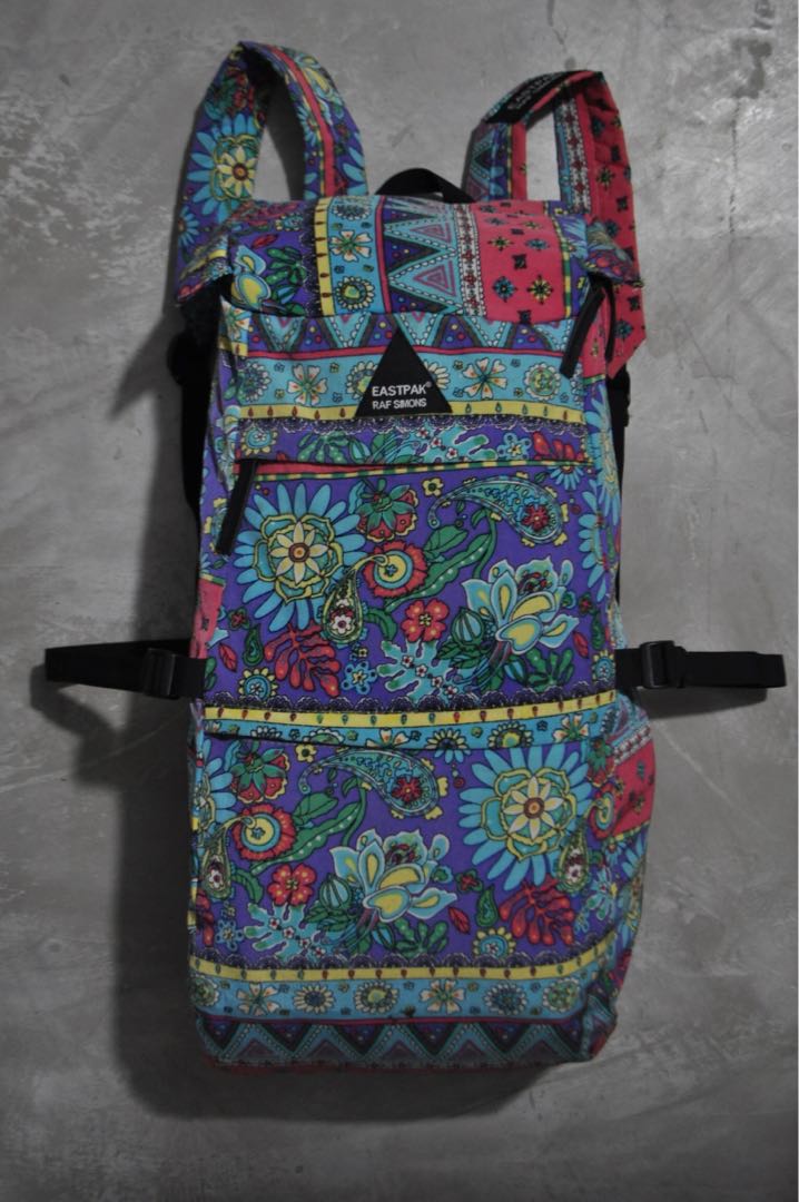 eastpak floral backpack