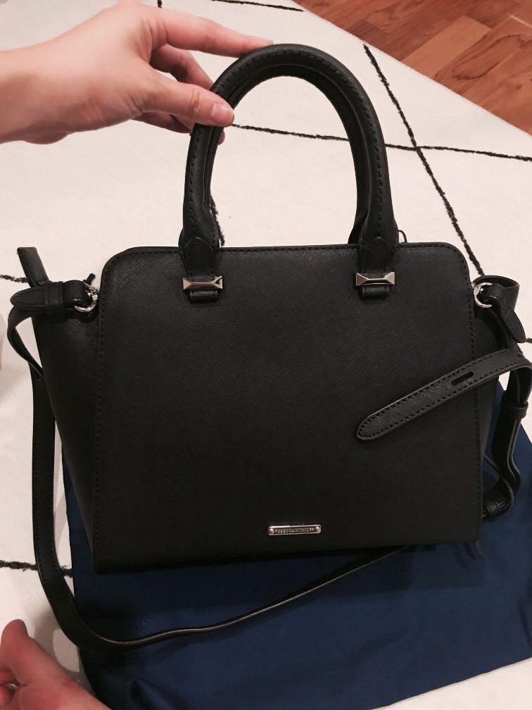 Rebecca minkoff avery top leather mini tote