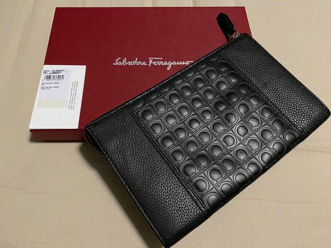 Ferragamo gancio clutch hotsell