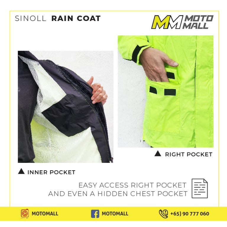 Raincoat pocket hot sale