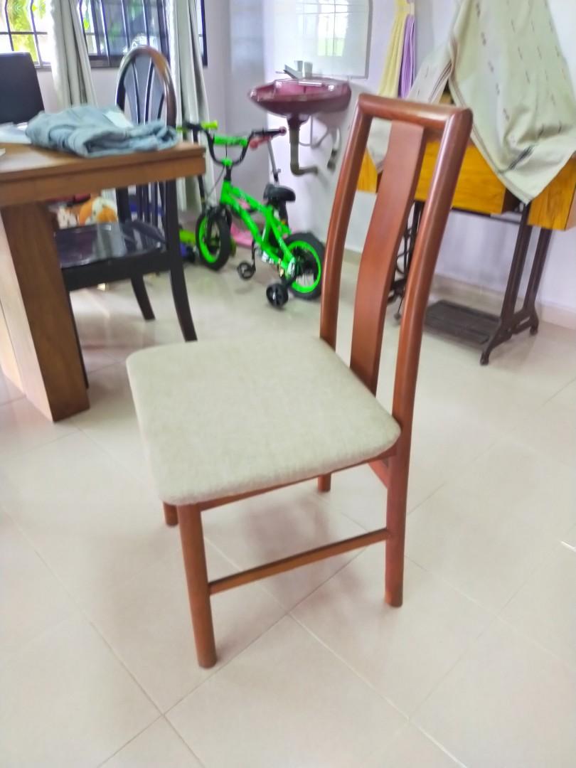 Price Reduce Solid Wooden Chairs Home Furniture Furniture On Carousell