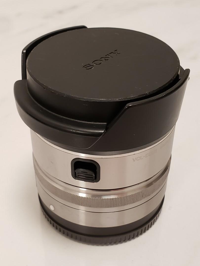 Sony 16mm F2.8 SEL16F28 E-mount 餅鏡連廣角鏡VCL-ECU1, 攝影器材, 鏡頭及裝備- Carousell