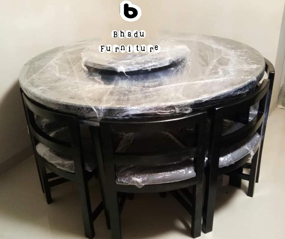 Space Saver Dining Set 4 6 8 Home Furniture Furniture Fixtures Tables Chairs On Carousell When planning dining area in small kitchen important role plays not only table size and design, but also chairs that in folded way takes a certain proportion of the space.