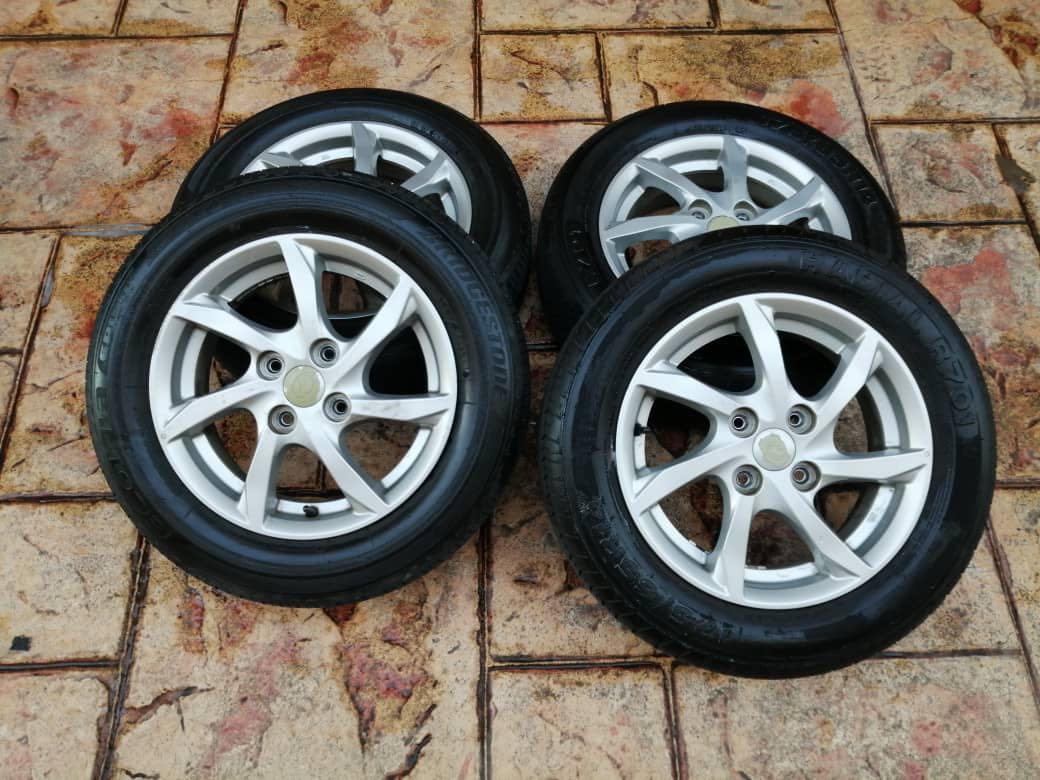 Sport Rim Myvi G3 14 Inci Sekali Tayar Auto Accessories On Carousell