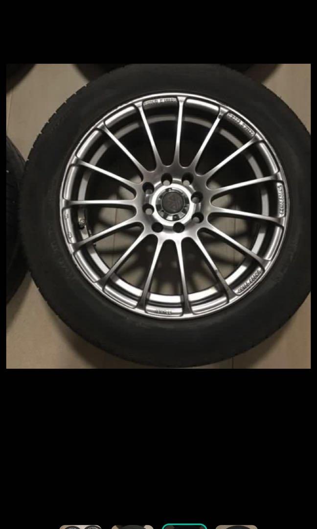 Sports Rim 16 X 7jj 8jj Volk Racing Rays Wedsport Ssr Enkei Advan Mugen Spoon Rota Ssw Vossen Breytton Yokohama Bridgestone Michelin Continental Maxxis Tourader Tyres Tires 15 17 18 19 20