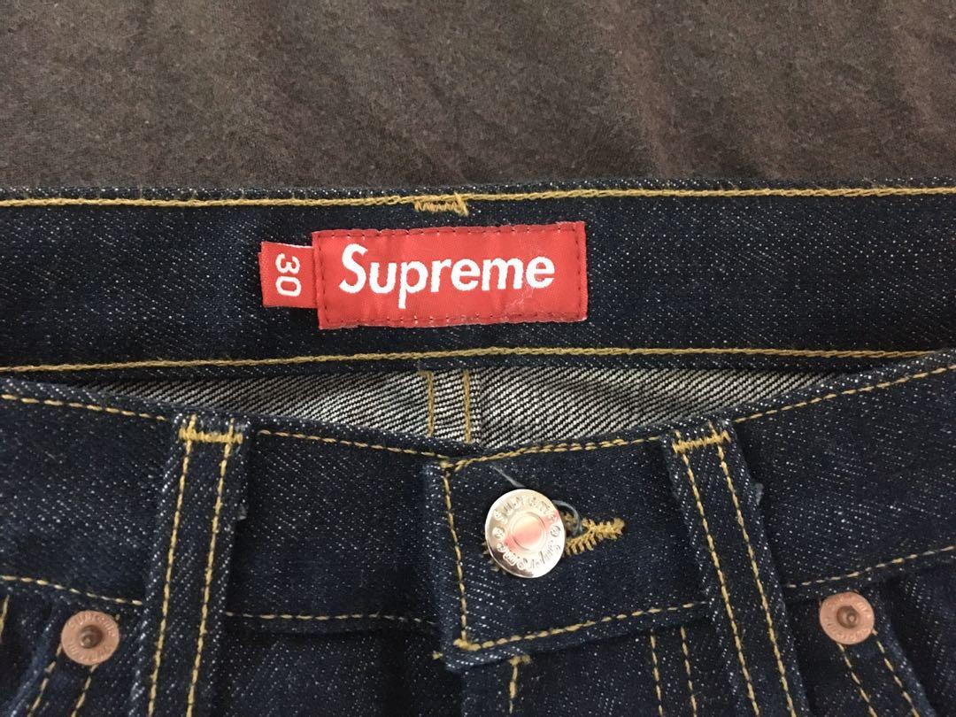 🈹️ Supreme Rigid Slim Jeans , 男裝, 褲＆半截裙, 牛仔褲- Carousell