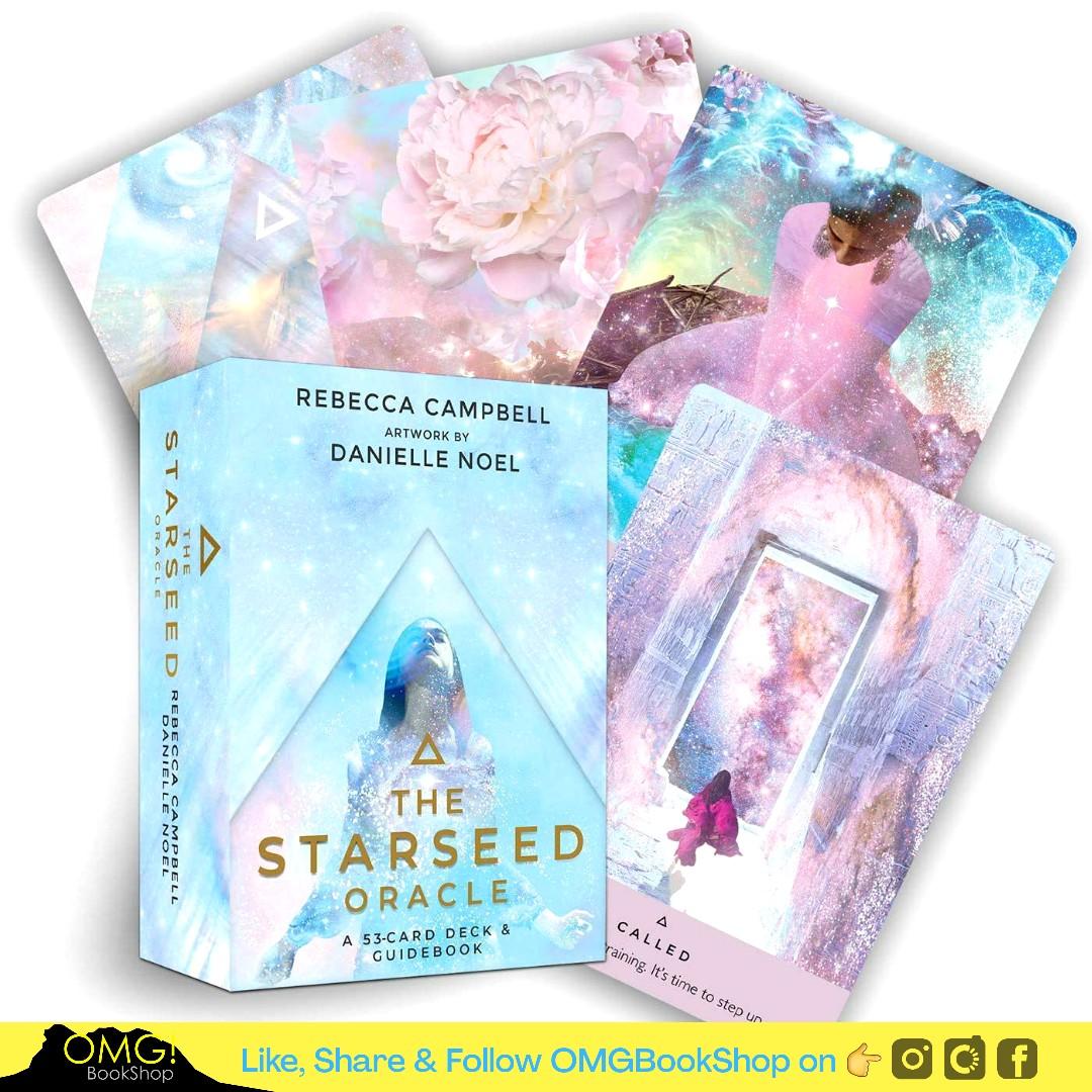 塔羅現貨 The Starseed Oracle A 53 Card Deck And Guidebook By Rebecca Campbell 神喻卡 直覺塔羅 Tarot 塔羅牌 書本 文具 雜誌及其他 Carousell