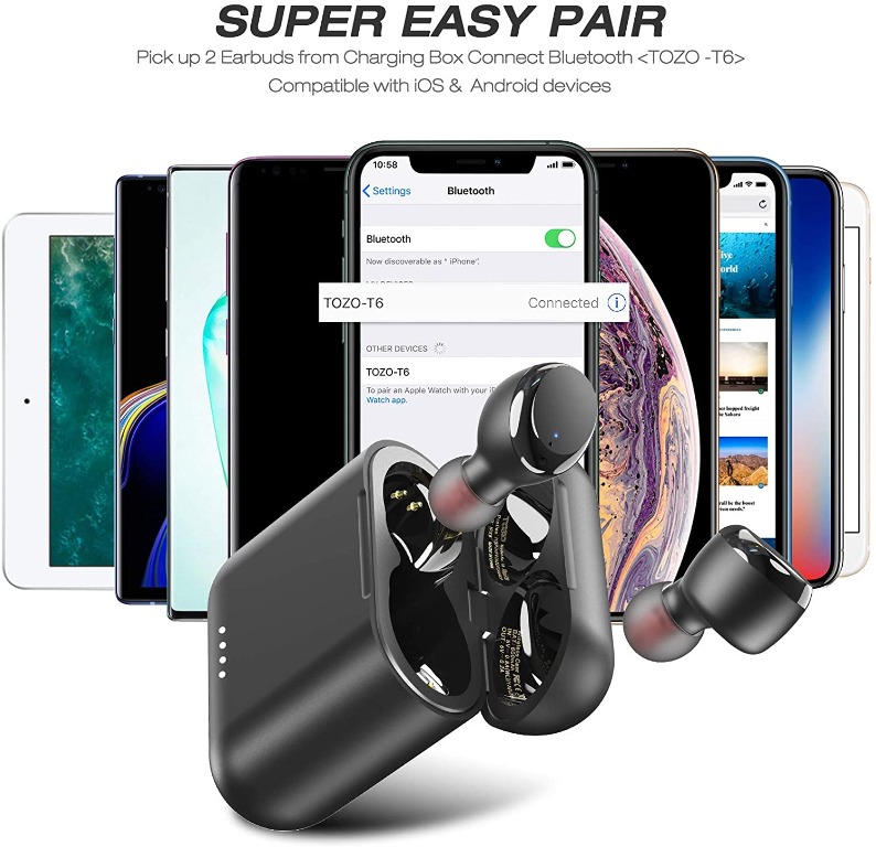 tozo t6 charging case replacement