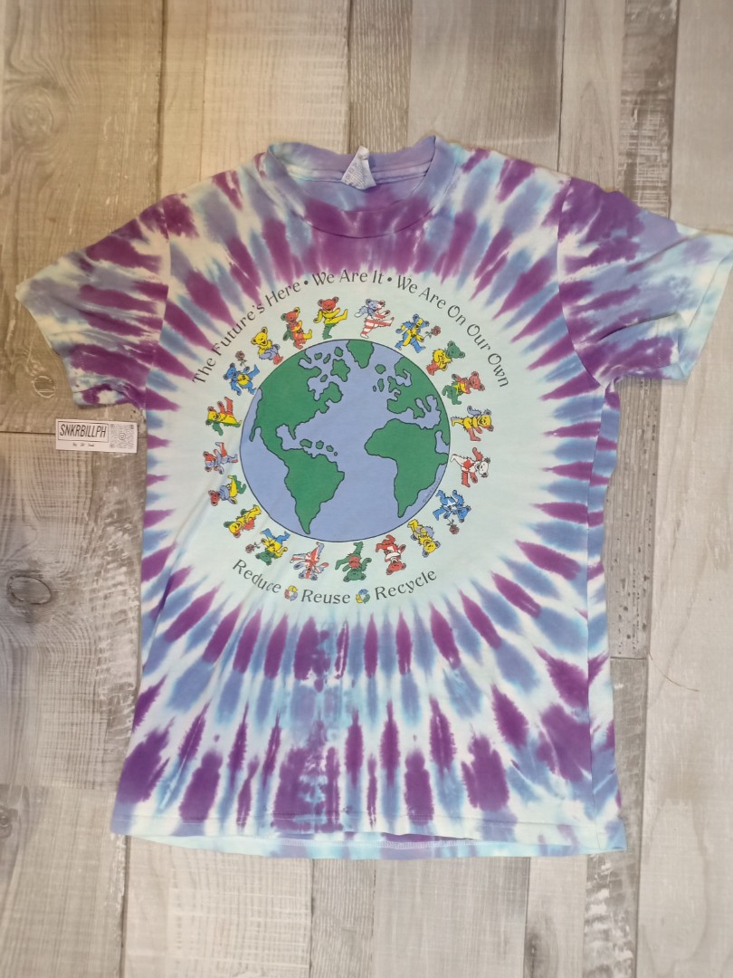Vintage Grateful Dead Tie Dye Reduce Reuse Recycle, Women's Fashion ...