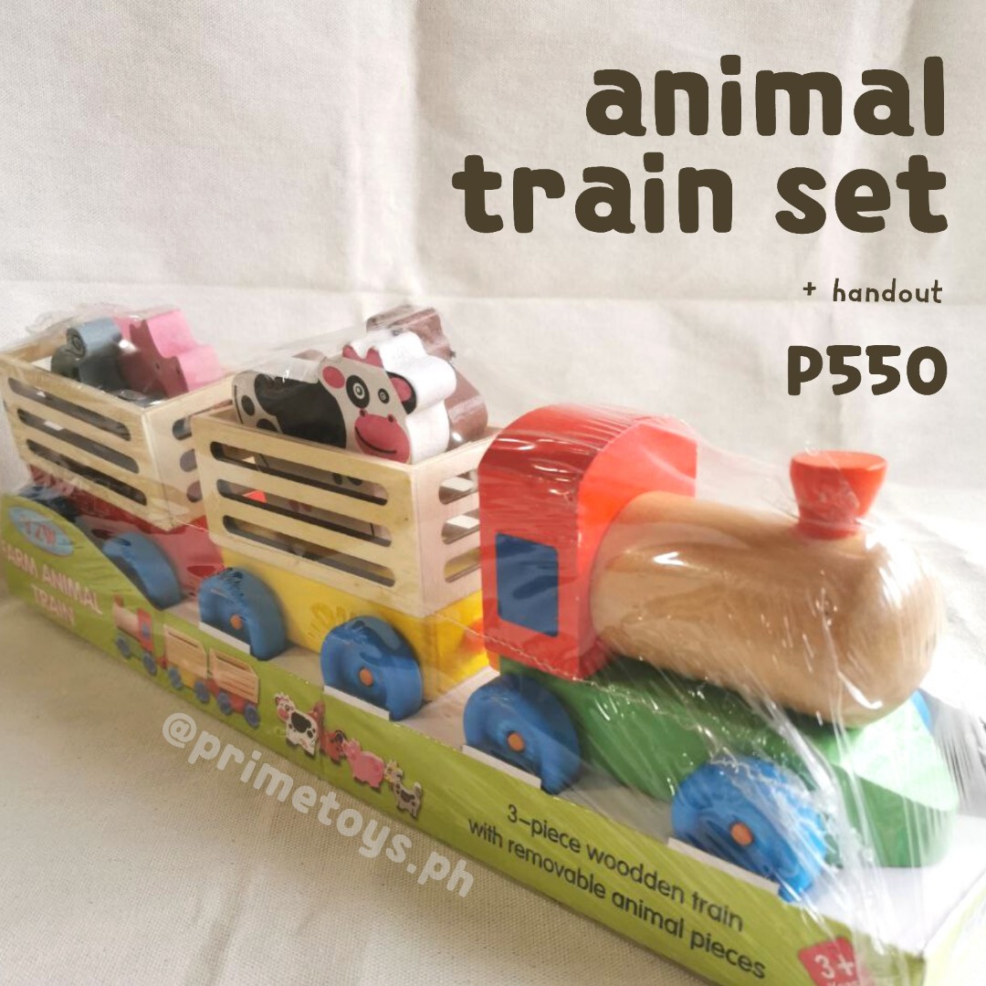 animal train set