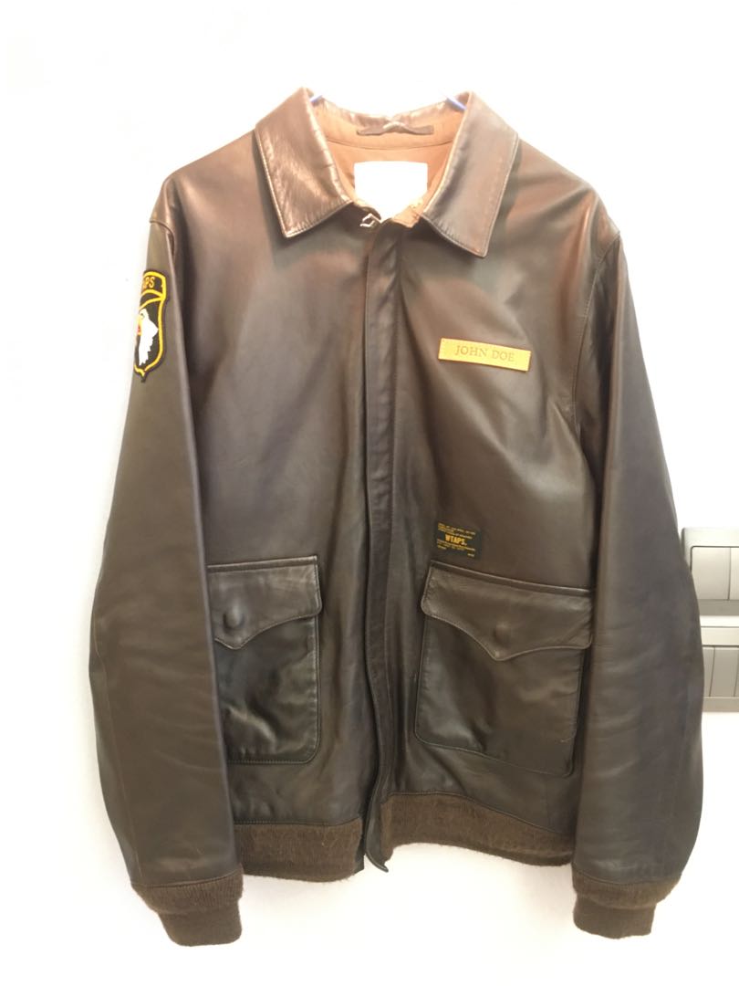 WTAPS 11AW A2 LEATHER JACKET レザージャケット アウター | red ...