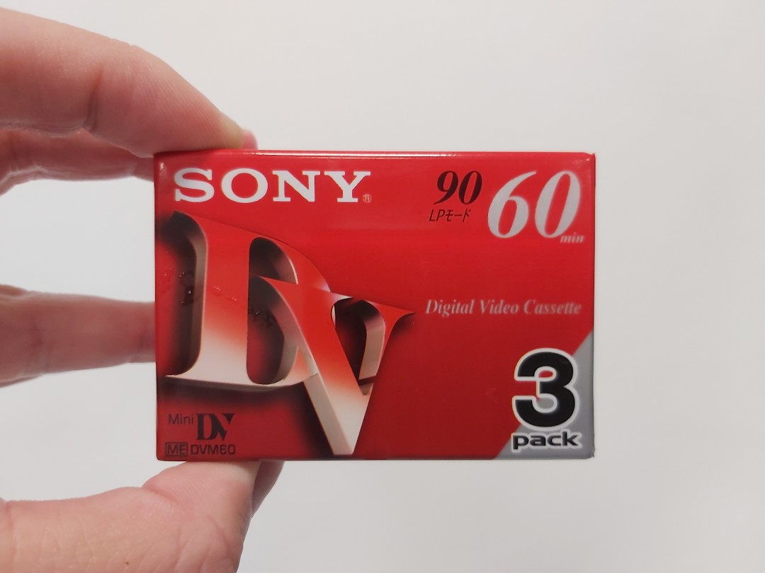 2X SONY MINI DV TAPES (NEW AND UNUSED), Photography, Video Equipment on