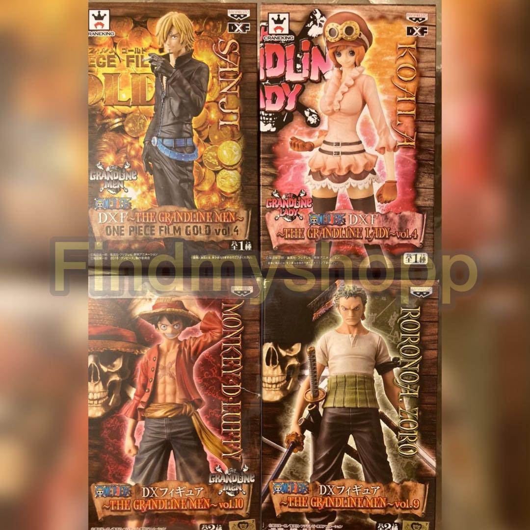 金証海賊王模型one Piece Figure 黃金城山治革命軍可亞拉路飛索隆 玩具 遊戲類 玩具 Carousell