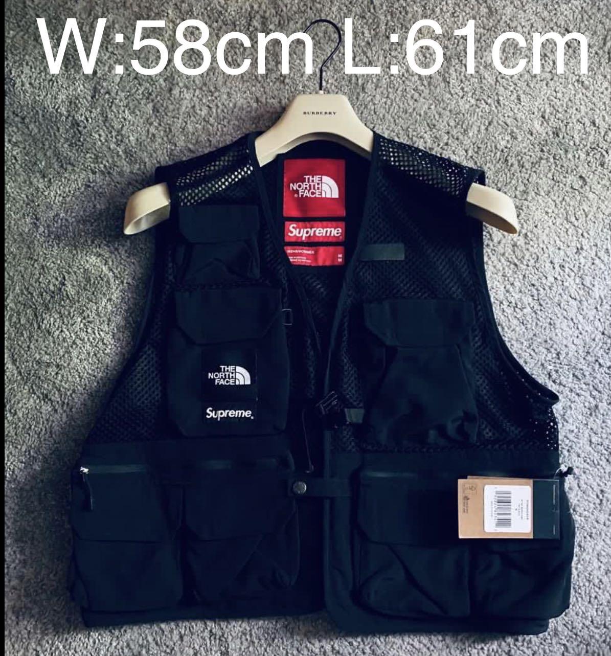 全新brand new supreme tnf the north face cargo vest M 中碼, 男裝