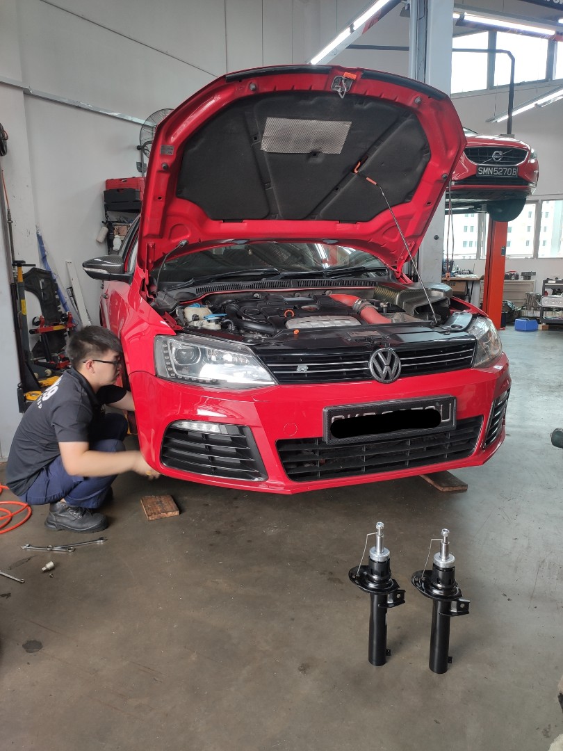 Oem Absorber Front Rear Volkswagen Golf Scirocco Jetta Touran Car Accessories Car Workshops Services On Carousell