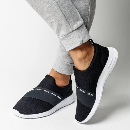 Original Adidas Cloudfoam Refine Adapt Slip On, Fesyen Wanita, Sepatu di  Carousell