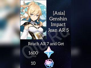 [Asia] Jean AR 5 Genshin Impact Account