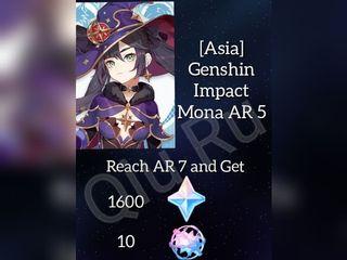 [Asia] Mona AR 5 Genshin Impact
