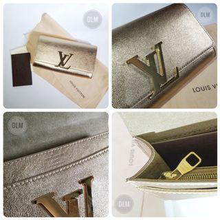 Louis Vuitton | LV | Gold Clutch Bag Calfskin| Preloved