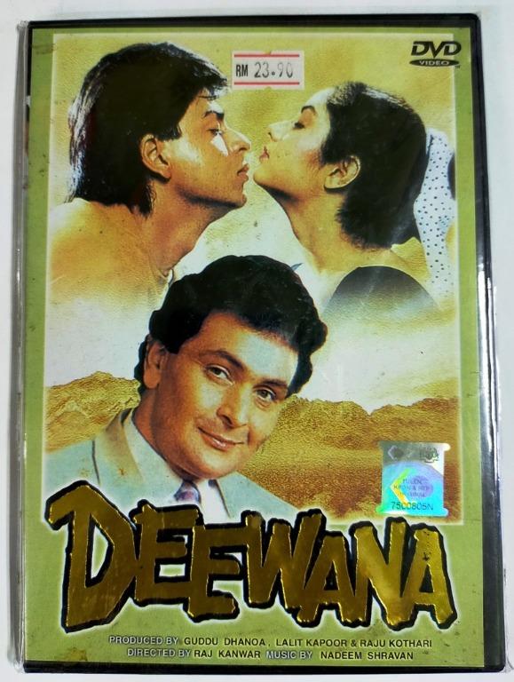Bollywood Hindi Movie Deewana Dvd Shahrukh Khan Divya Bharti Rishi Kapoor Amrish Puri Music Media Cd S Dvd S Other Media On Carousell Rishi kapoor, divya bharti, shah rukh khan and others. bollywood hindi movie deewana dvd