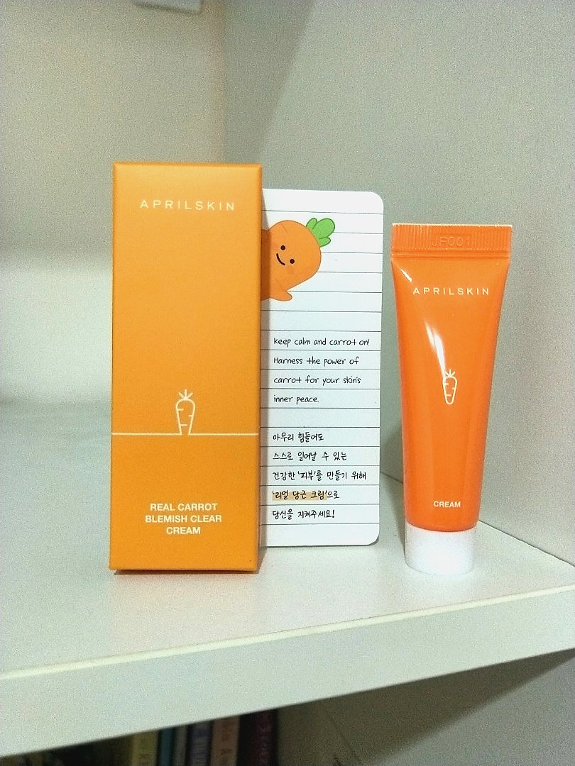 real carrot blemish clear cream