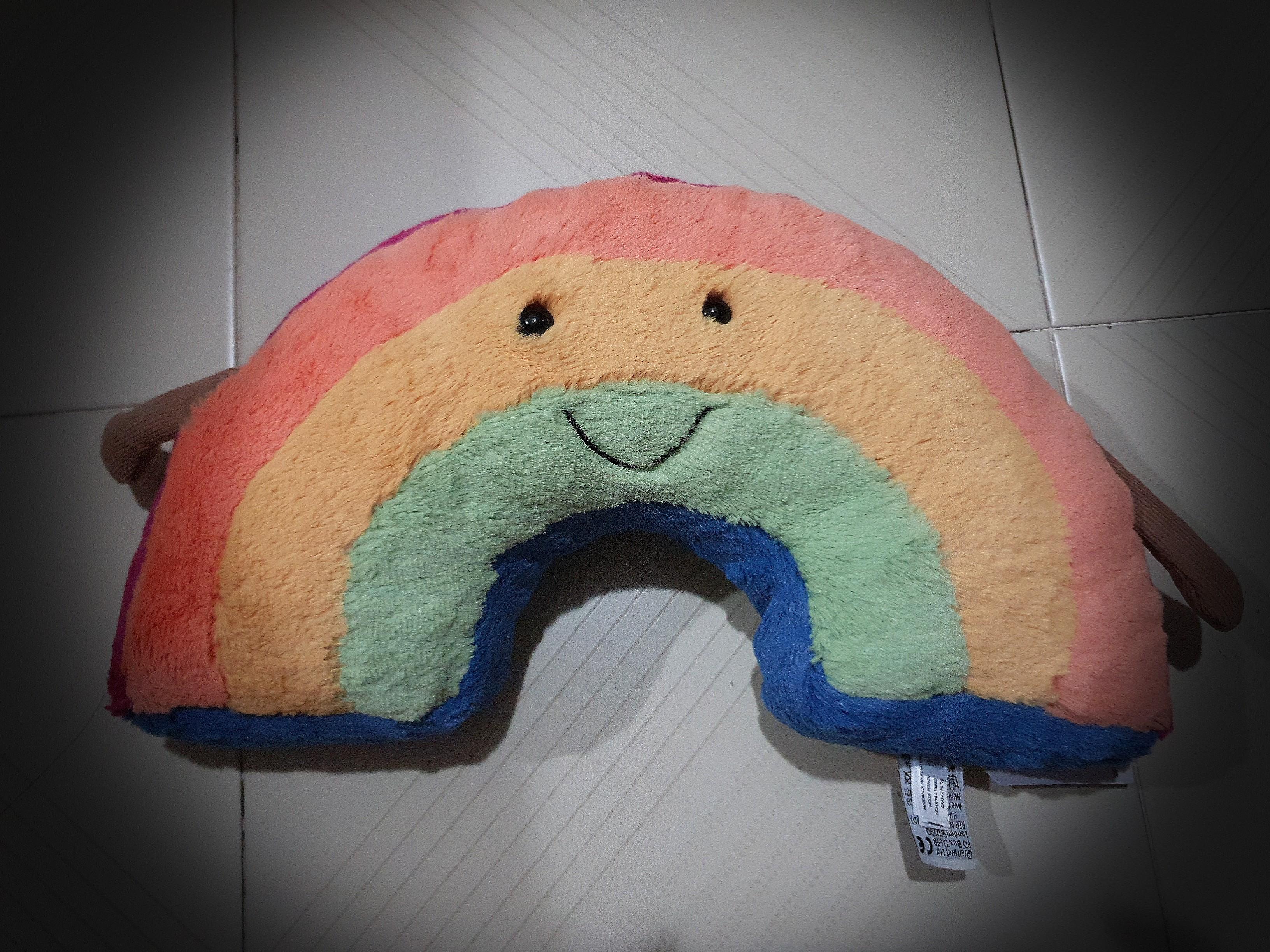 jellycat rainbow plush