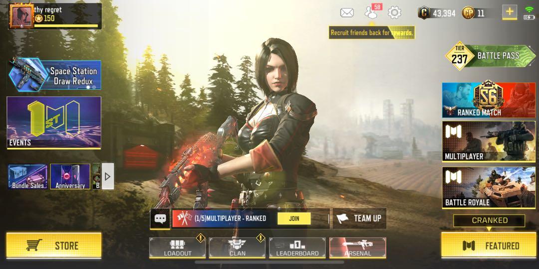 Call of Duty Mobile Garena account for sale, Video Gaming, Gaming  Accessories, Game Gift Cards & Accounts on Carousell