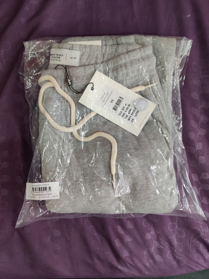 Trippy slim 2025 trackie cotton on
