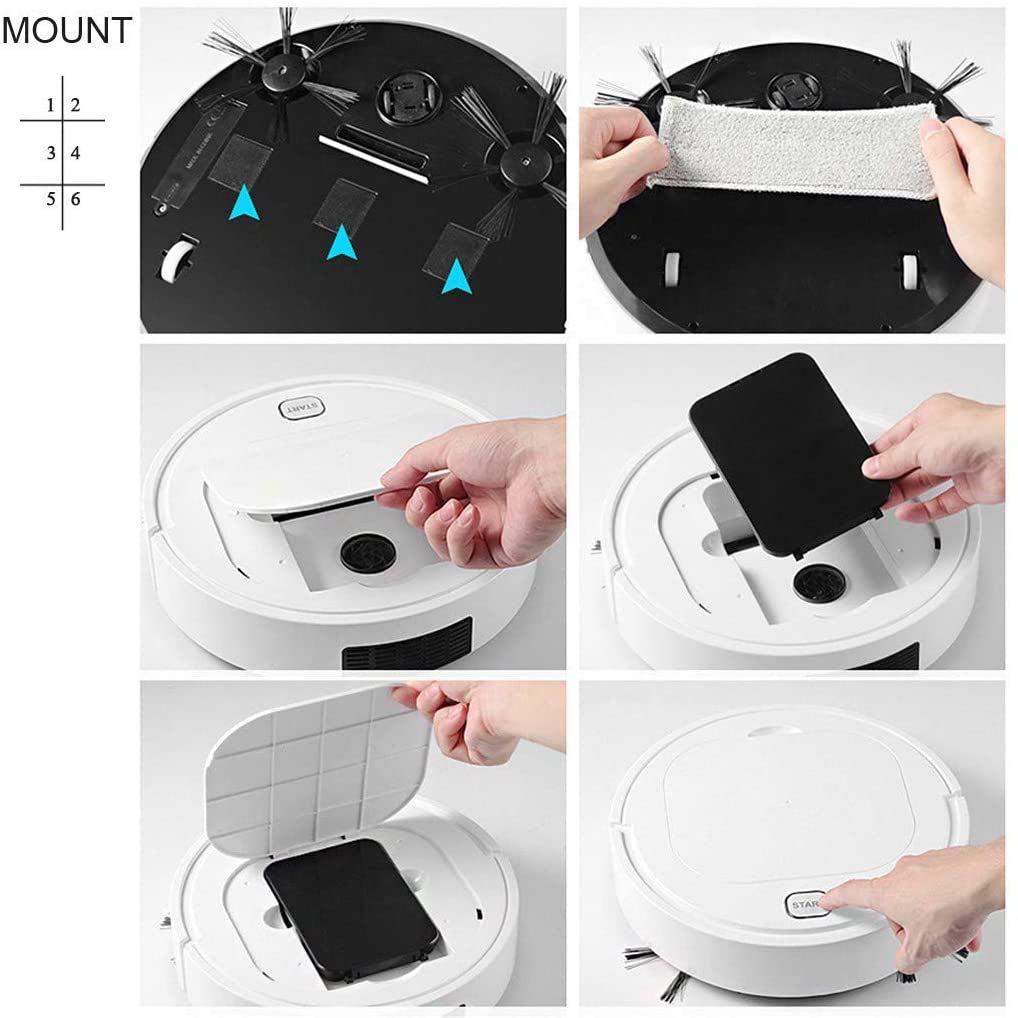 ES28 Robot Vacuum Cleaner, 3 in 1 Automatic Sweeping Vacuuming