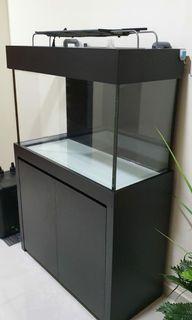 Fish tank with cabinet