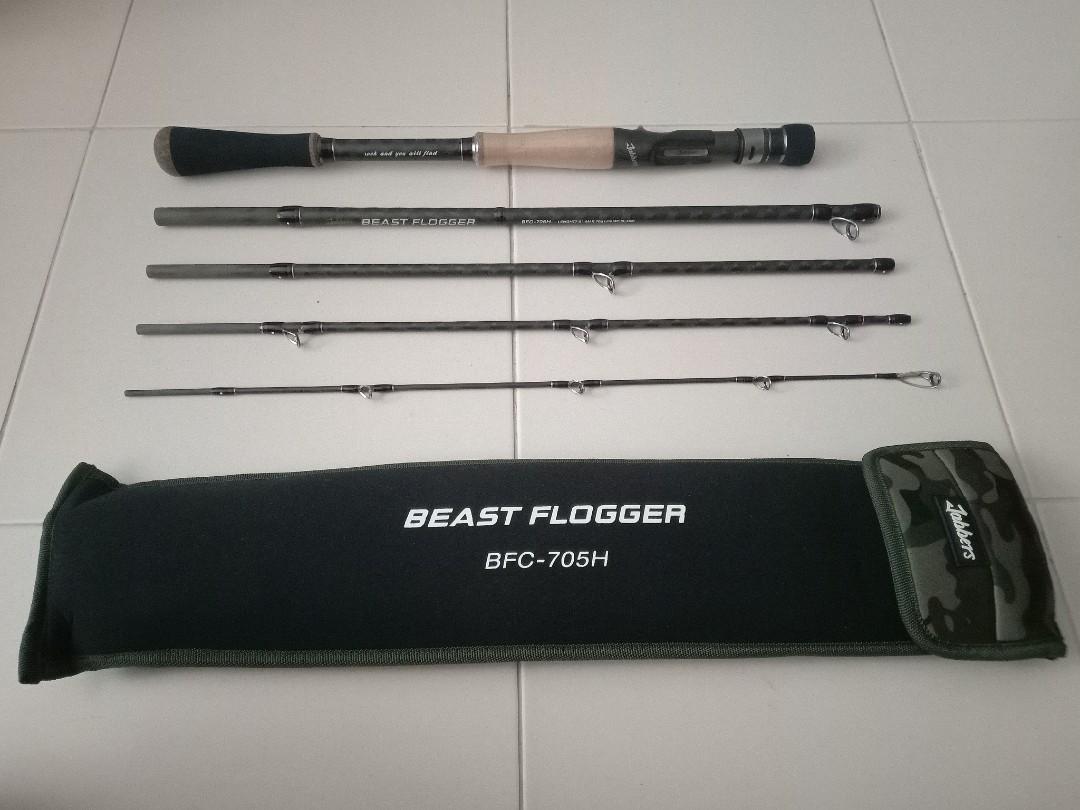 Fishing Rod BC JABBERS Beast Flogger, Sports Equipment, Fishing on  Carousell