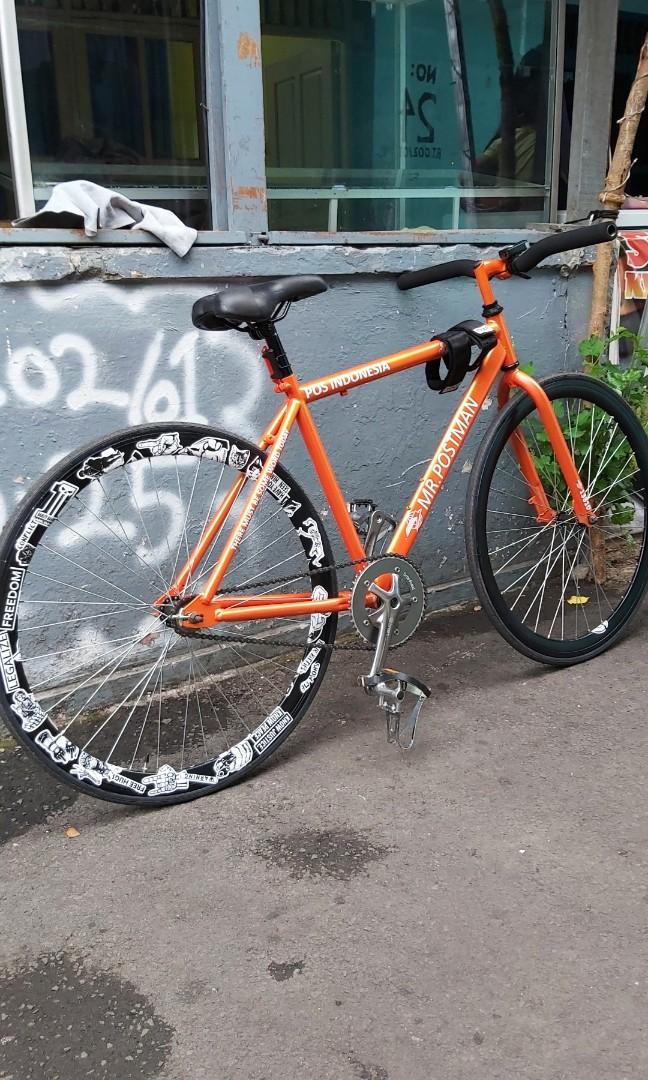 Fixie Custom Kurir Genio Coaster Hub
