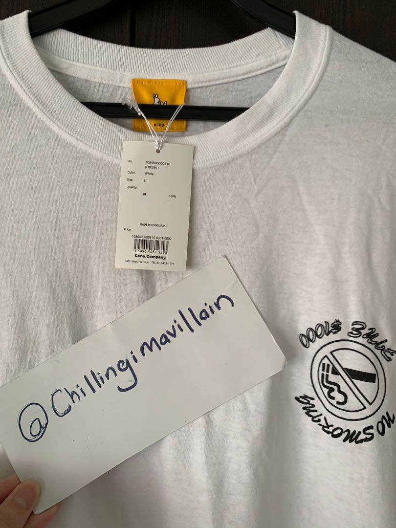 FR2 x Surrender Fxxking Rabbits No Smoking White Inverted Flip Tee ...