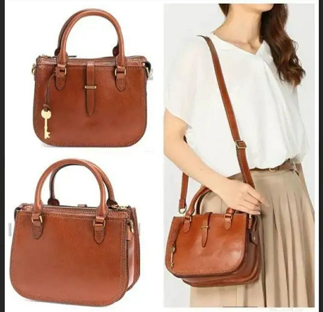 fossil mini ryder brown